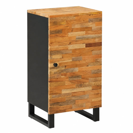 Armoire, avec étagères, avec portes, en bois massif, coloris marron, 40 x 33 x 75 cm, pour la chambre